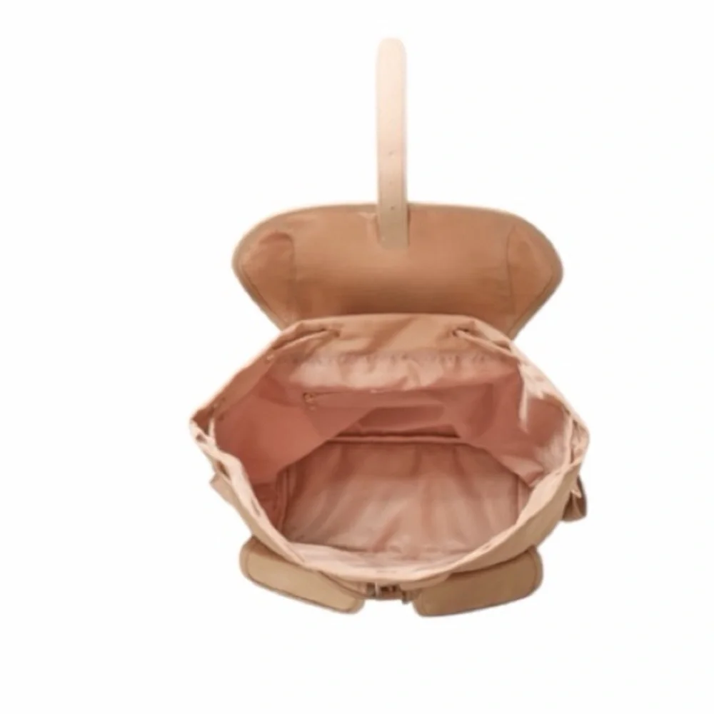 Year Of Ours Nylon Tan Backpack With Adjustable Straps NWT